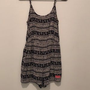 SUPERDRY Aztec print romper